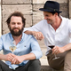 Matthew Rhys (left) and Matthew Goode on The Wine Show